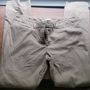 Khaki Van Hessen Cropped Pants